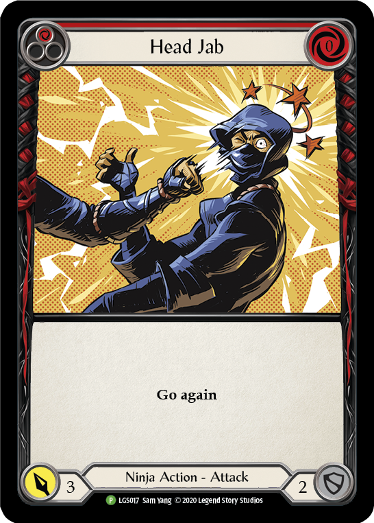 Image of Head Jab (Red) [LGS017] (Promo)  Rainbow Foil