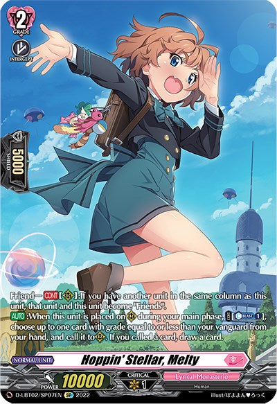 Image of Hoppin' Stellar, Melty (D-LBT02/SP07EN) [Lyrical Monasterio: It's a New School Term!]