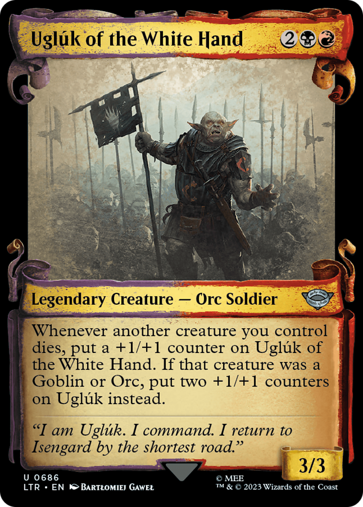 Image of Ugluk of the White Hand [The Lord of the Rings: Tales of Middle-Earth Showcase Scrolls]
