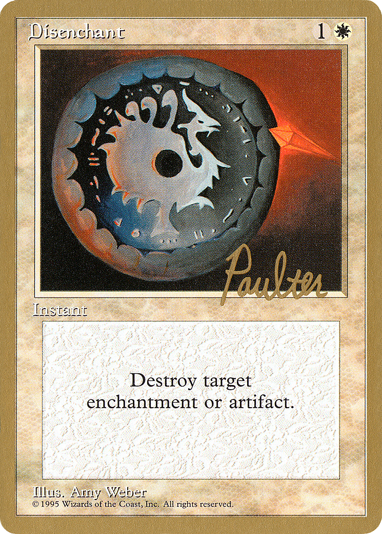 Image of Disenchant (Preston Poulter) [Pro Tour Collector Set]