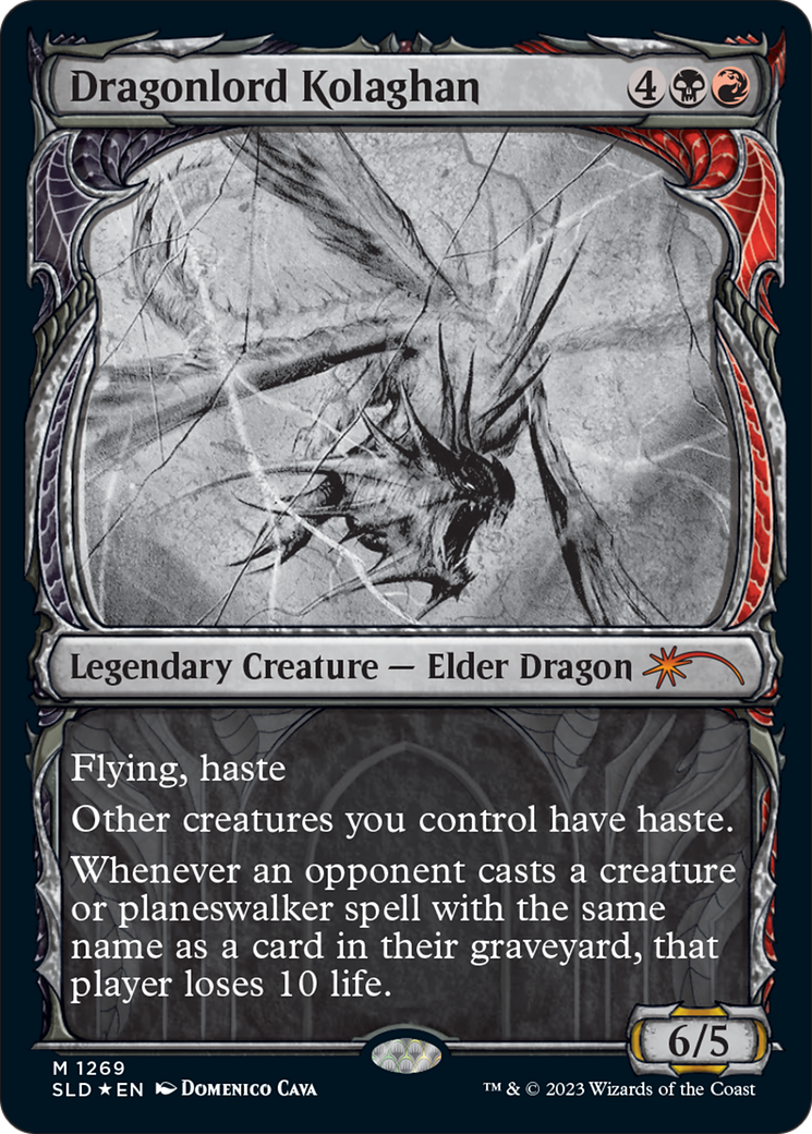 Image of Dragonlord Kolaghan (Halo Foil) [Secret Lair Drop Series]
