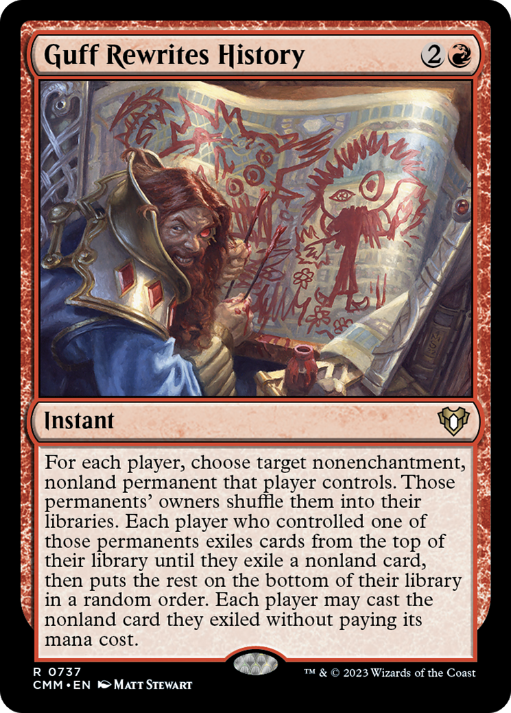 Image of Guff Rewrites History [Commander Masters]