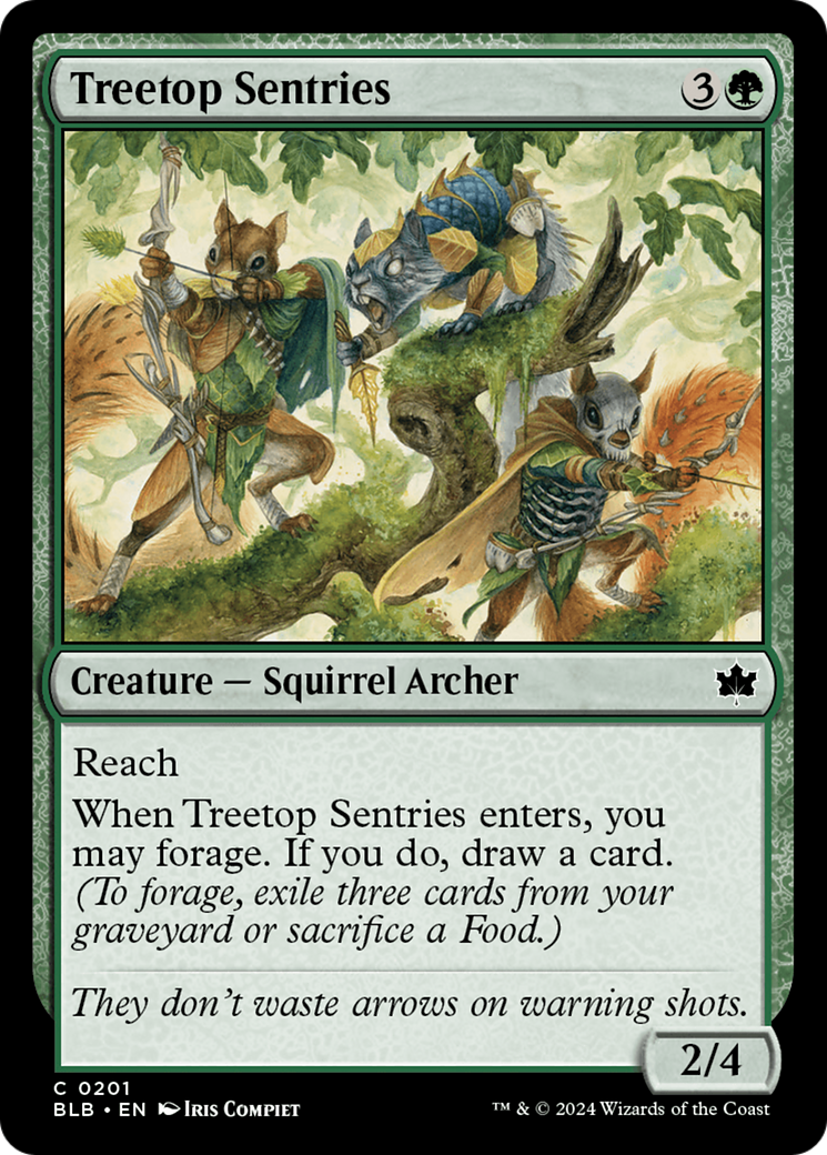 Image of Treetop Sentries [Bloomburrow]