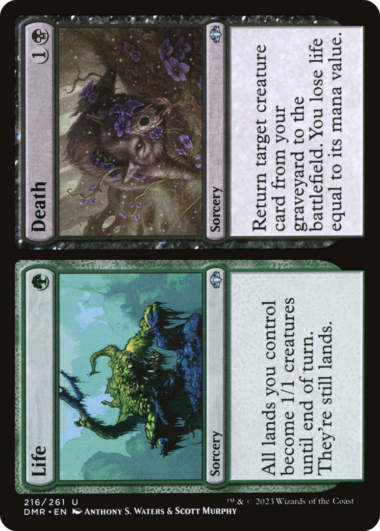 Image of Life // Death [Dominaria Remastered]
