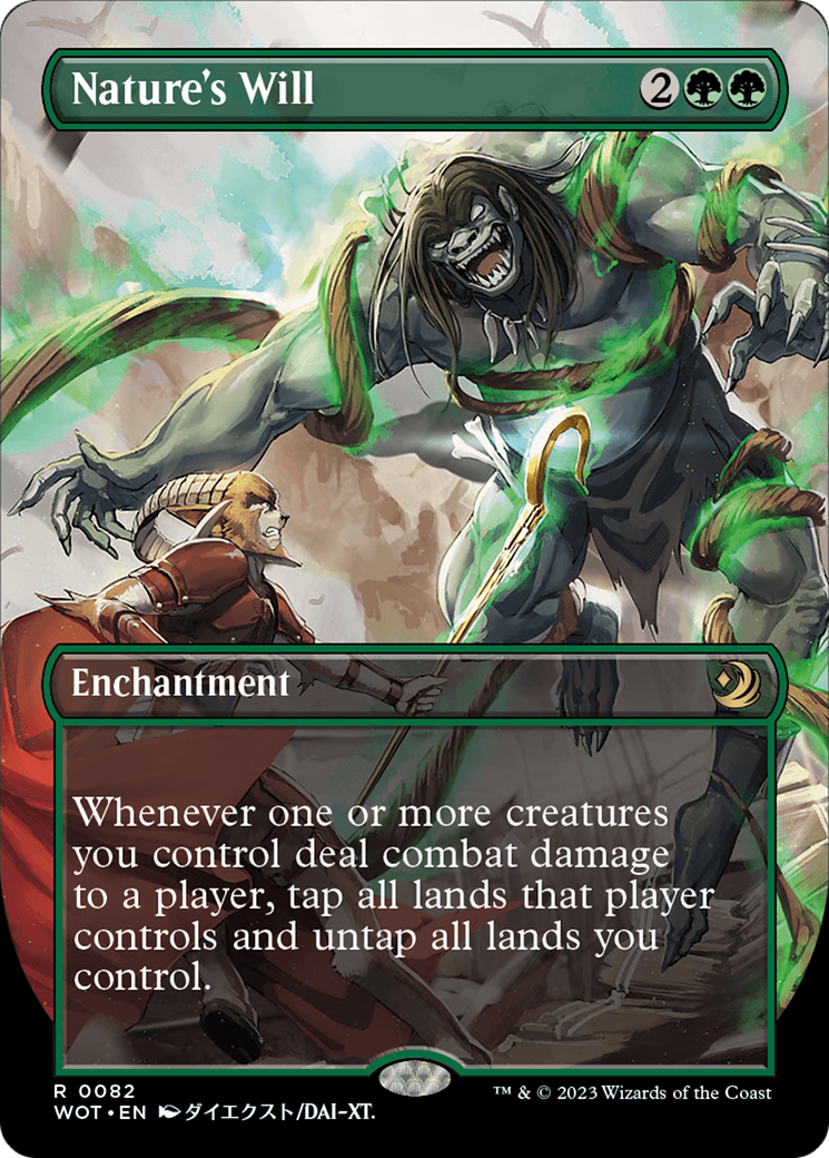 Image of Nature's Will (Anime Borderless) [Wilds of Eldraine: Enchanting Tales]