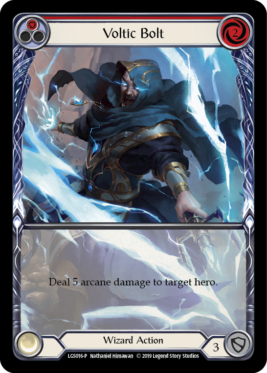 Image of Voltic Bolt (Red) [LGS016-P] (Promo)  1st Edition Normal