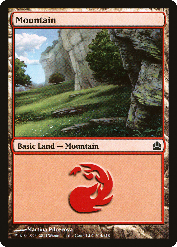 Image of Mountain (314) [Commander 2011]
