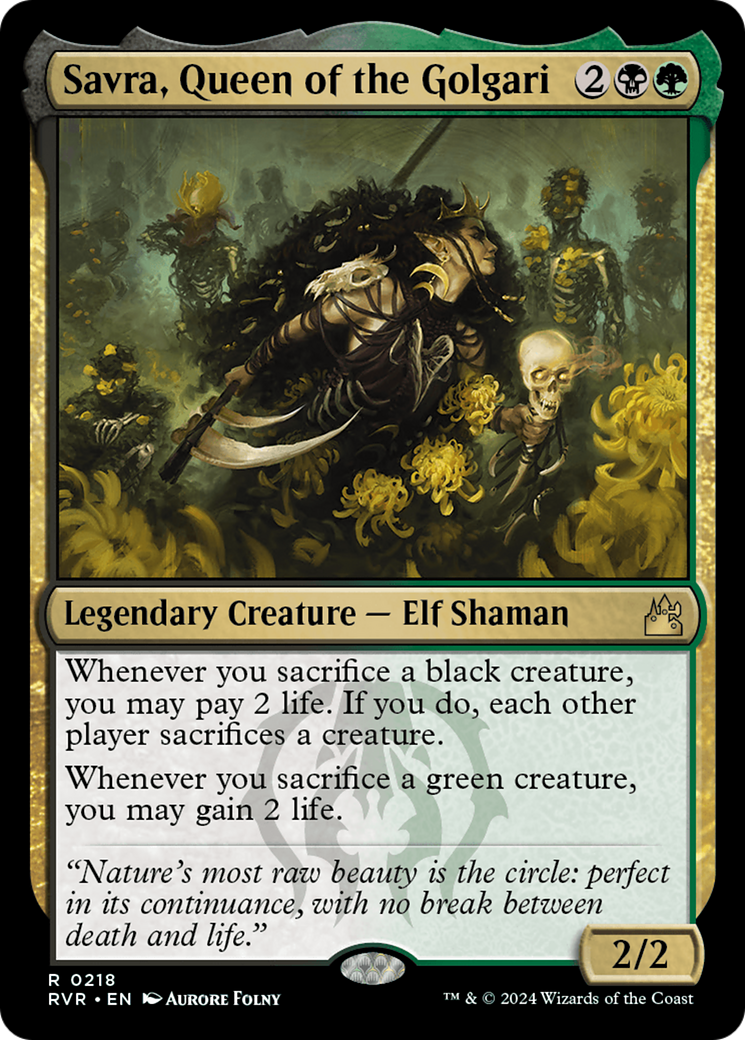 Image of Savra, Queen of the Golgari [Ravnica Remastered]