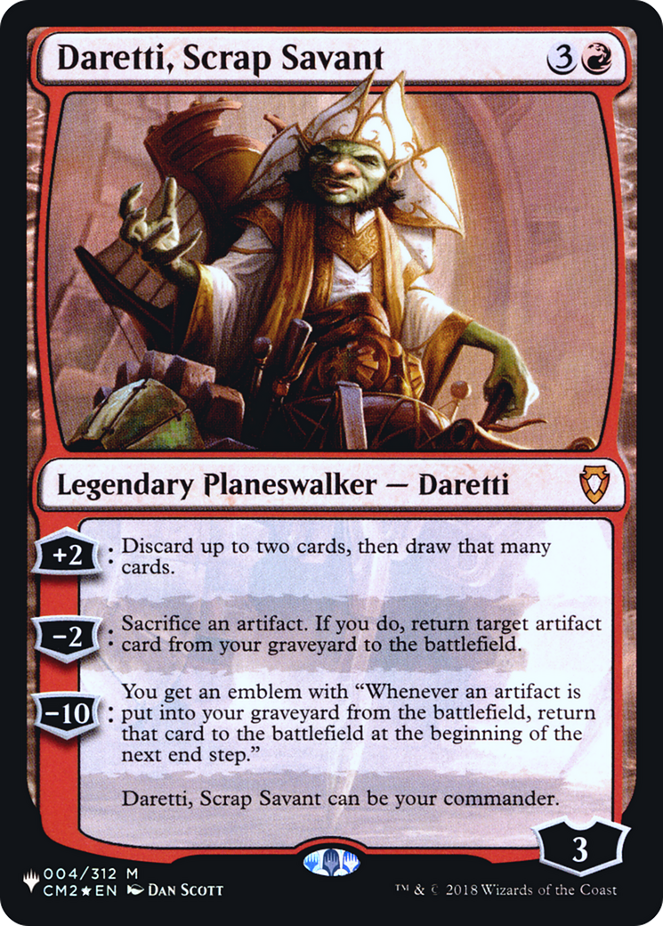 Image of Daretti, Scrap Savant [Secret Lair: Heads I Win, Tails You Lose]