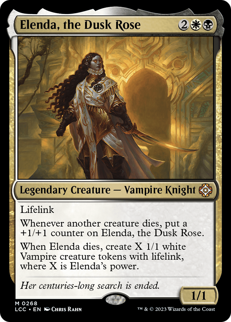 Image of Elenda, the Dusk Rose [The Lost Caverns of Ixalan Commander]