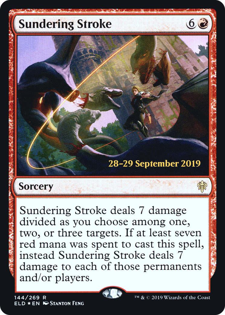 Image of Sundering Stroke [Throne of Eldraine Prerelease Promos]