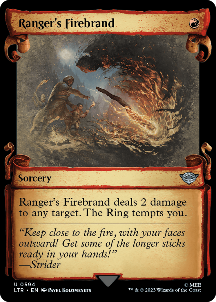 Image of Ranger's Firebrand [The Lord of the Rings: Tales of Middle-Earth Showcase Scrolls]