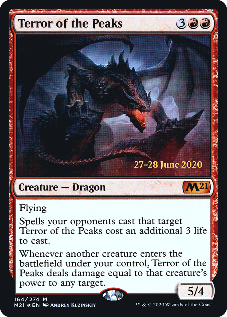 Image of Terror of the Peaks [Core Set 2021 Prerelease Promos]