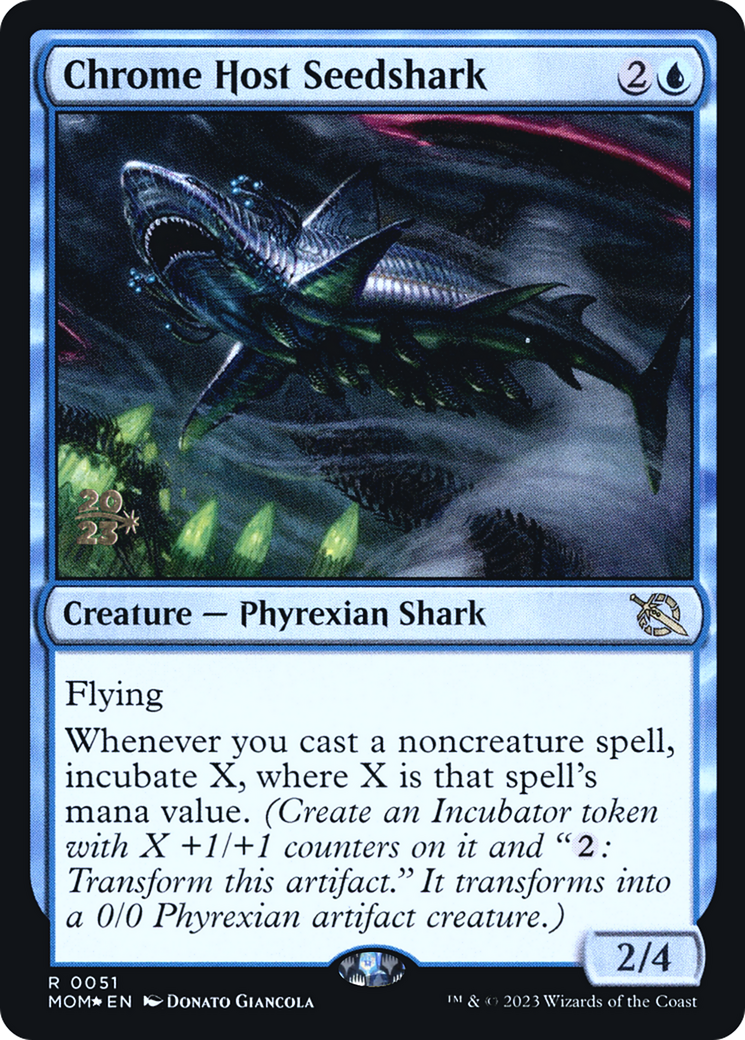 Image of Chrome Host Seedshark [March of the Machine Prerelease Promos]