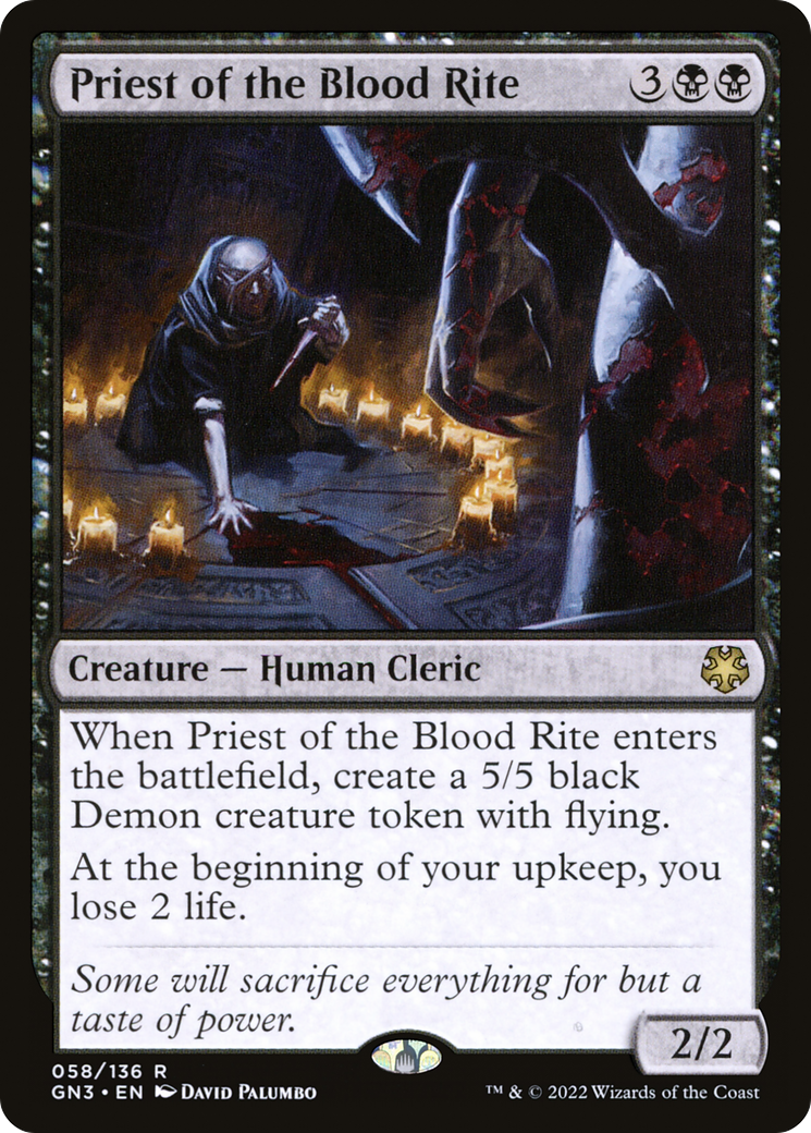 Image of Priest of the Blood Rite [Game Night: Free-for-All]
