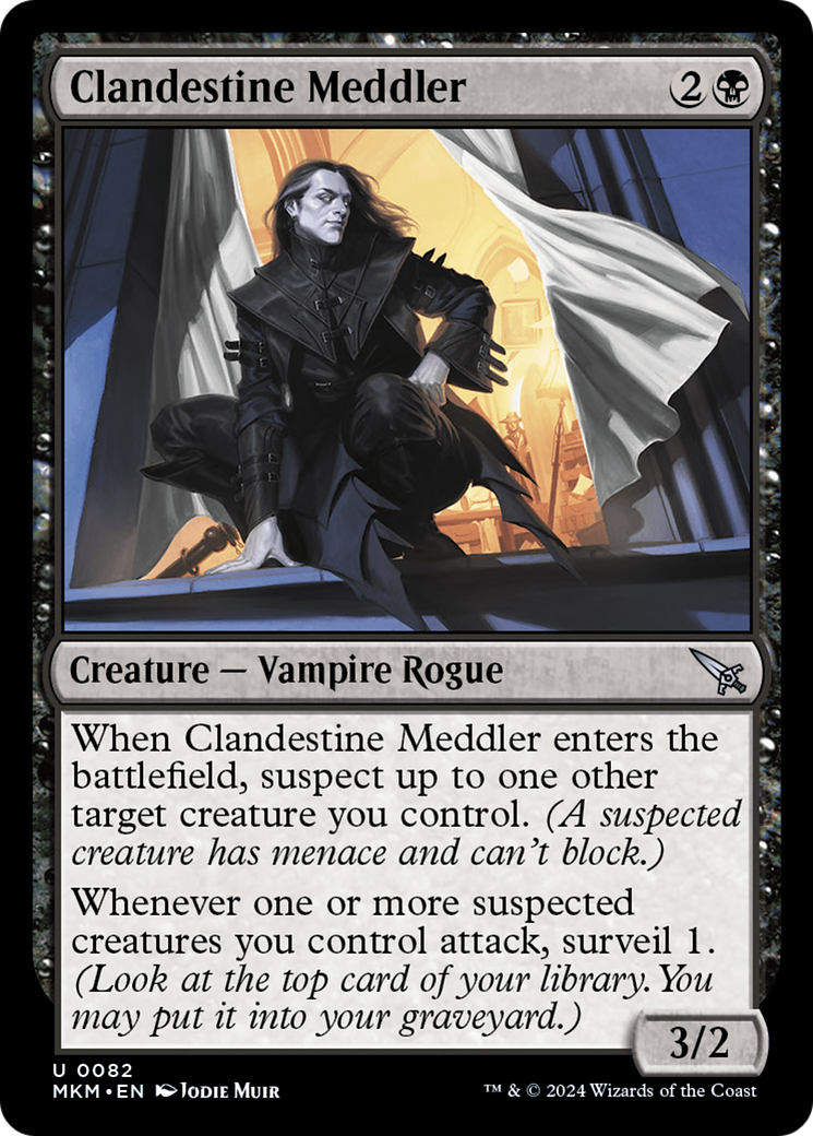 Image of Clandestine Meddler (White) [Murders at Karlov Manor]