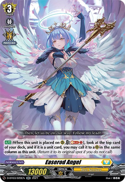 Image of Easerod Angel (D-BT03/020EN) [Advance of Intertwined Stars]