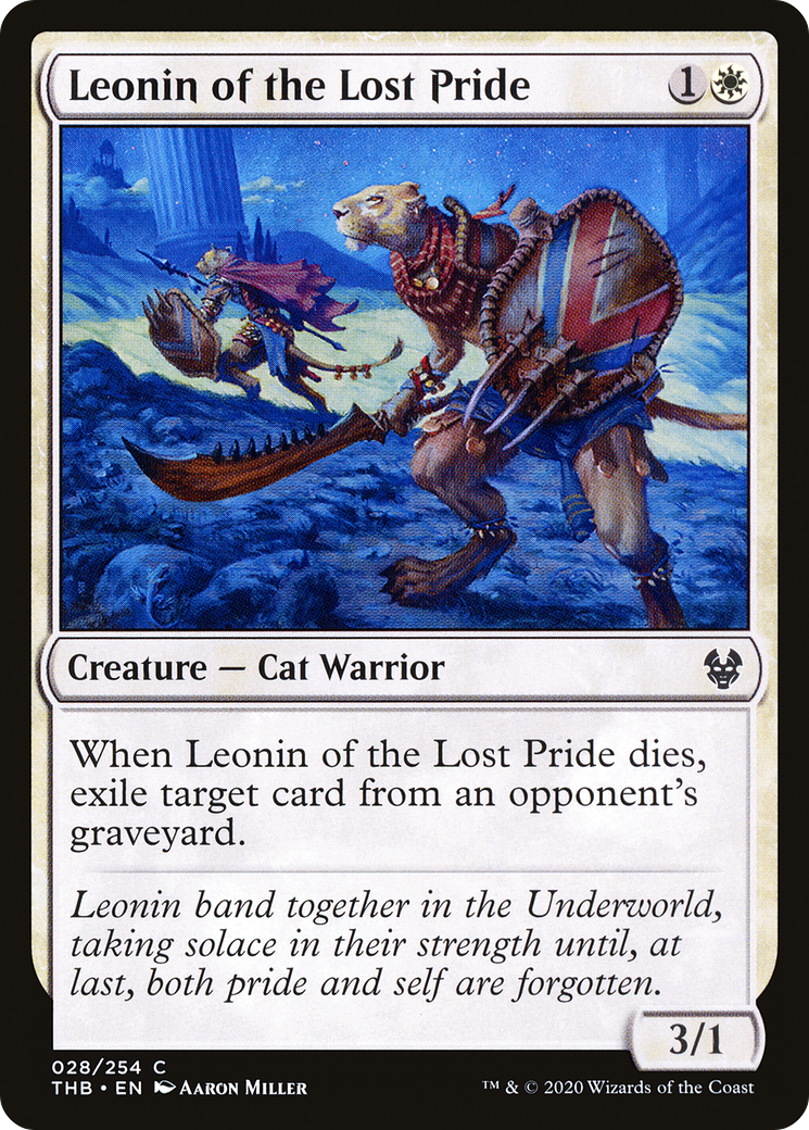 Image of Leonin of the Lost Pride [Theros Beyond Death]