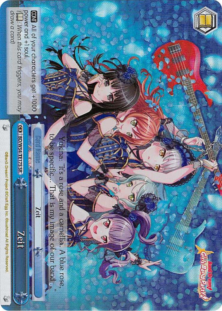 Image of Zeit (BD/W54-TE17S SR) [BanG Dream! Girls Band Party!]