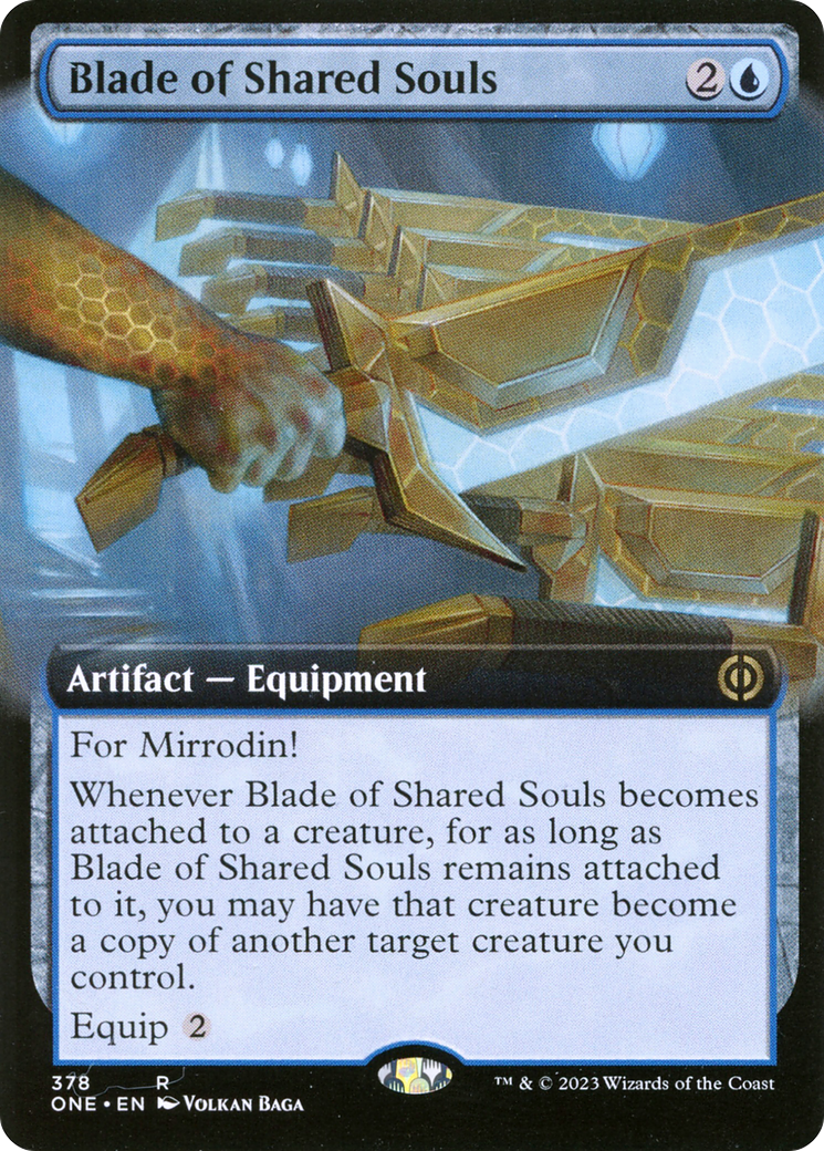 Image of Blade of Shared Souls (Extended Art) [Phyrexia: All Will Be One]