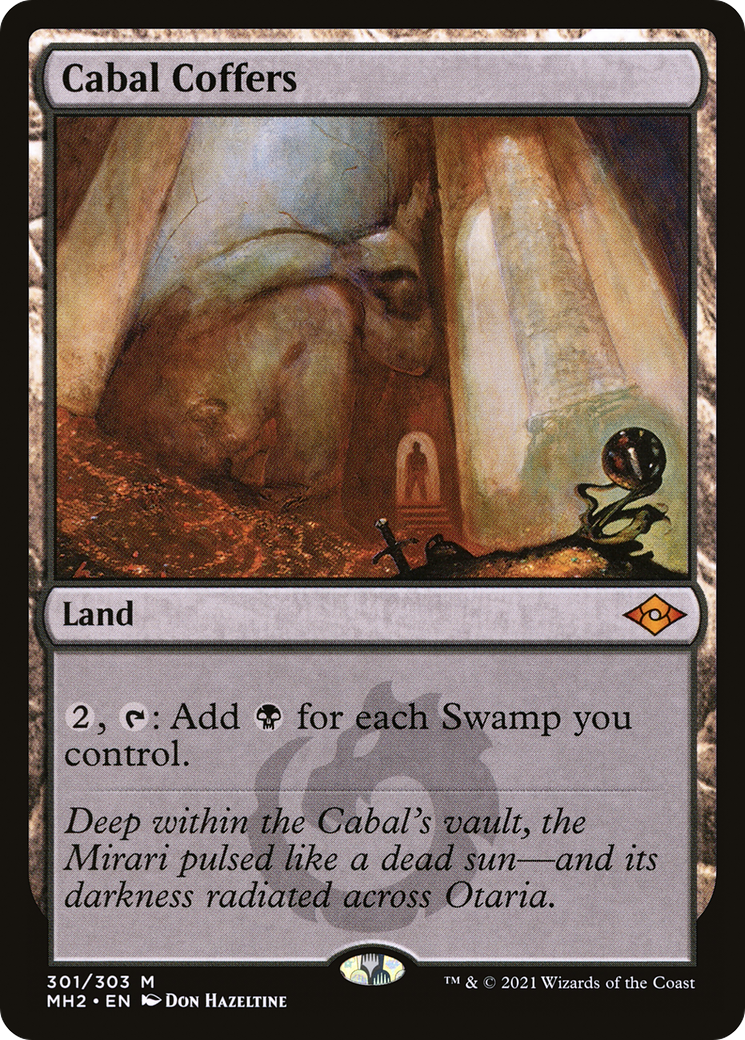 Image of Cabal Coffers (MH2-301) - Modern Horizons 2 Etched Foil