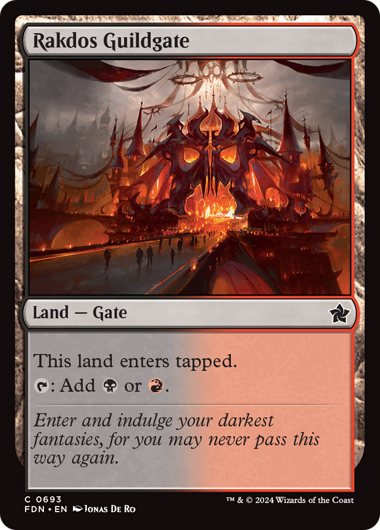 Image of Rakdos Guildgate [Foundations]