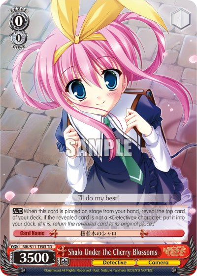 Image of Shalo Under the Cherry Blossoms (MK/S11-TE03 PR) [Detective Opera Milky Holmes]