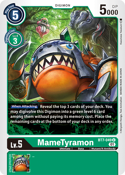 Image of MameTyramon [BT7-049] [Next Adventure]