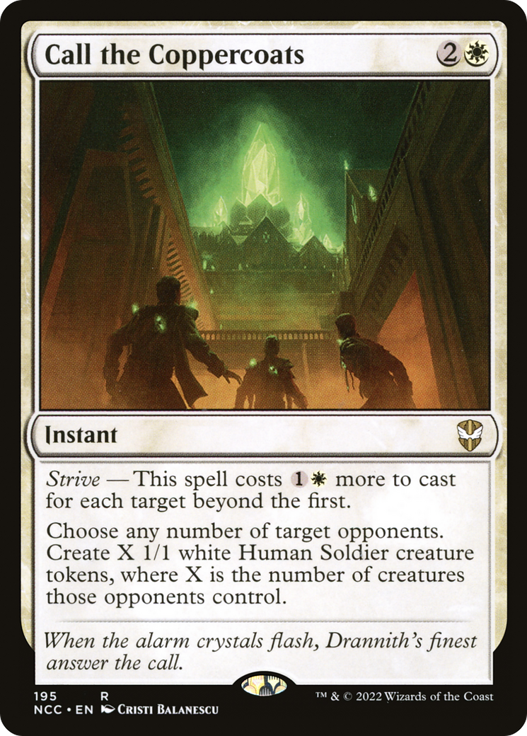 Image of Call the Coppercoats [Streets of New Capenna Commander]