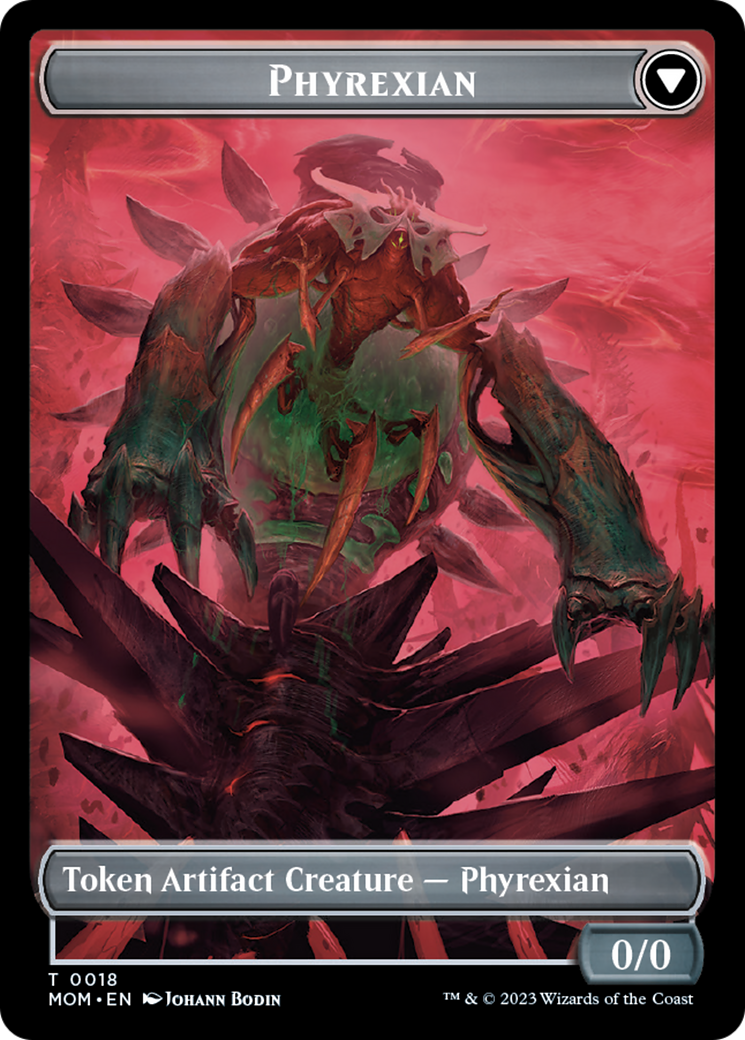 Image of Incubator // Phyrexian (18) Double-Sided Token [March of the Machine Tokens]
