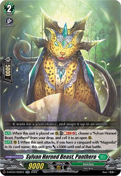 Image of Sylvan Horned Beast, Panthero (D-BT04/028EN) [Awakening of Chakrabarthi]
