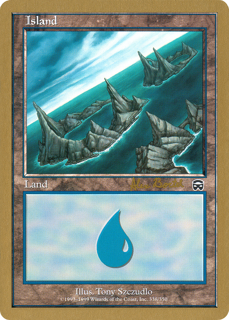 Image of Island (ab338a) (Alex Borteh) [World Championship Decks 2001]