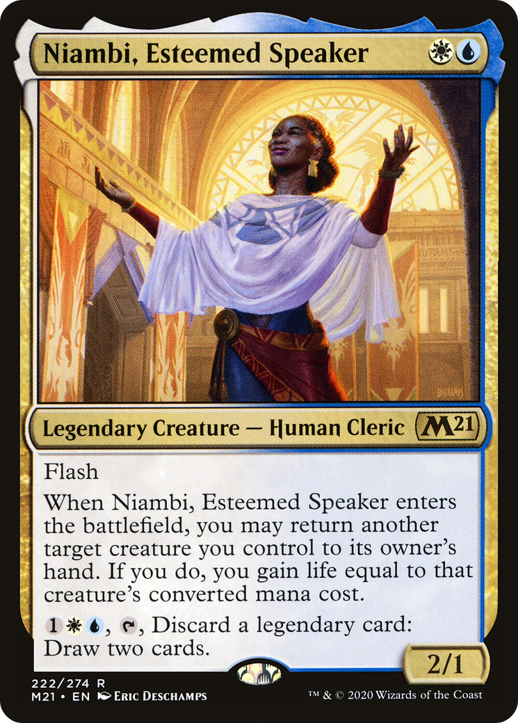 Image of Niambi, Esteemed Speaker [Core Set 2021]