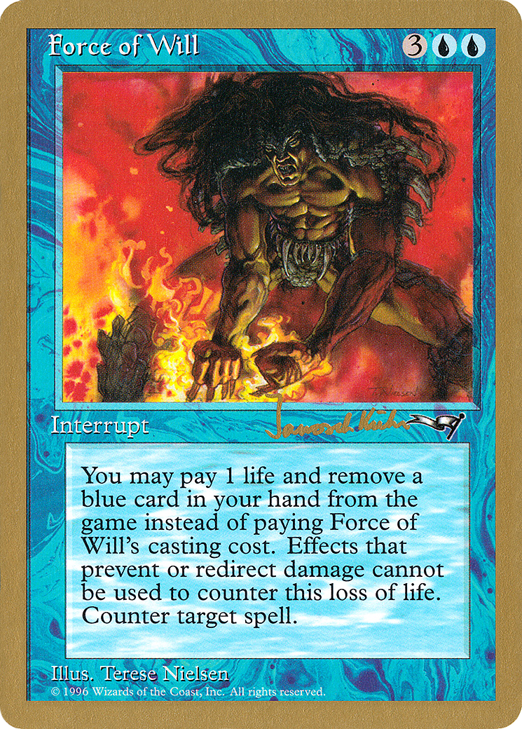 Image of Force of Will (Janosch Kuhn) [World Championship Decks 1997]