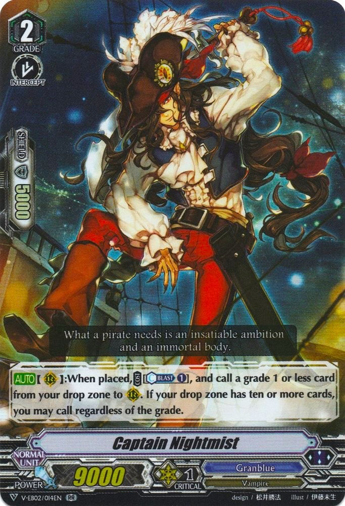Image of Captain Nightmist (V-EB02/014EN) [Champions of the Asia Circuit]