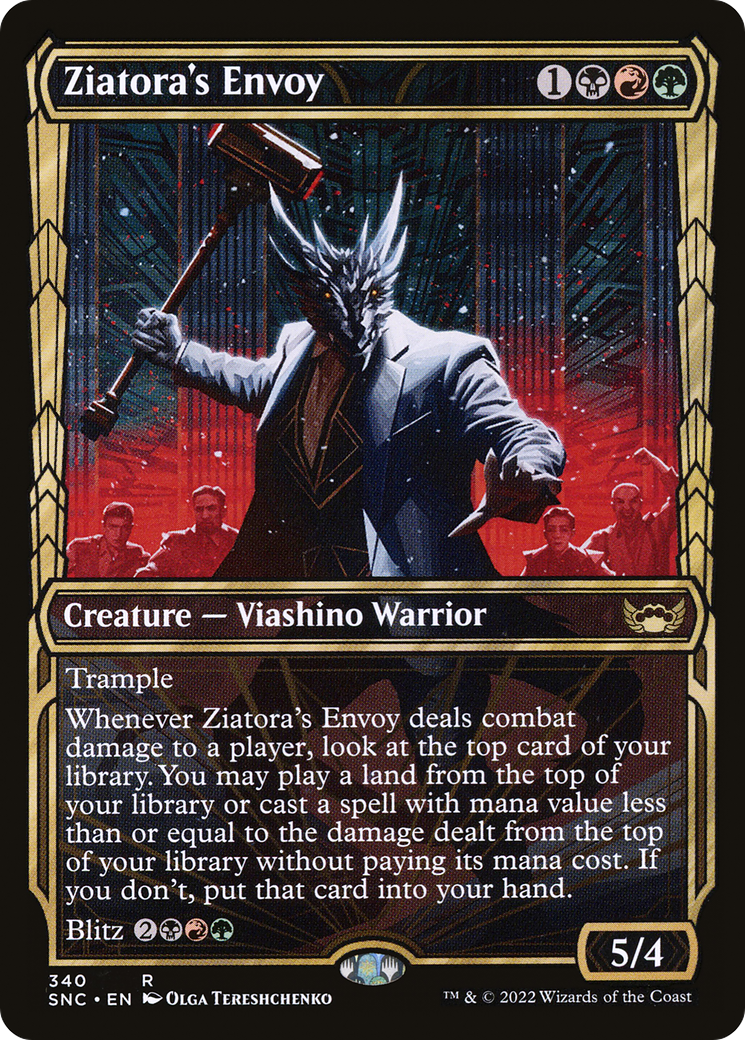 Image of Ziatora's Envoy (Showcase Golden Age) [Streets of New Capenna]