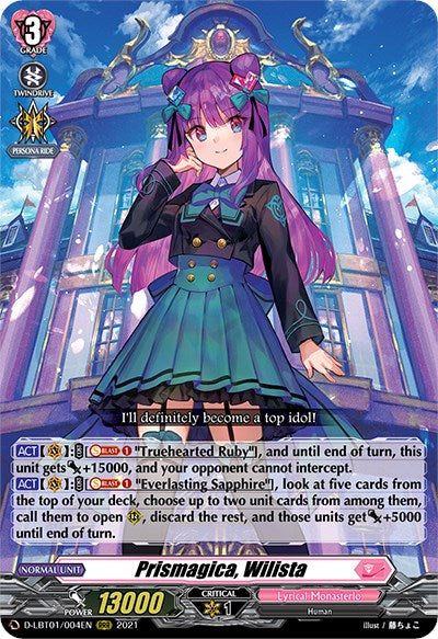 Image of Prismagica, Wilista (D-LBT01/004EN) [Lyrical Melody]