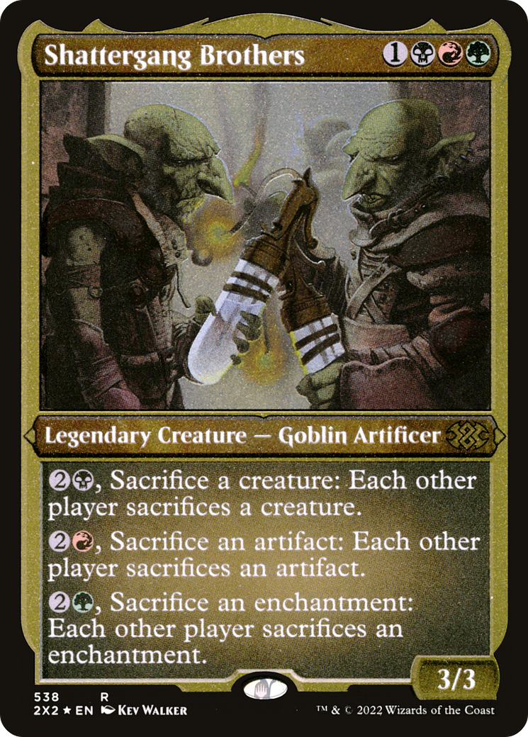 Image of Shattergang Brothers (Foil Etched) [Double Masters 2022]