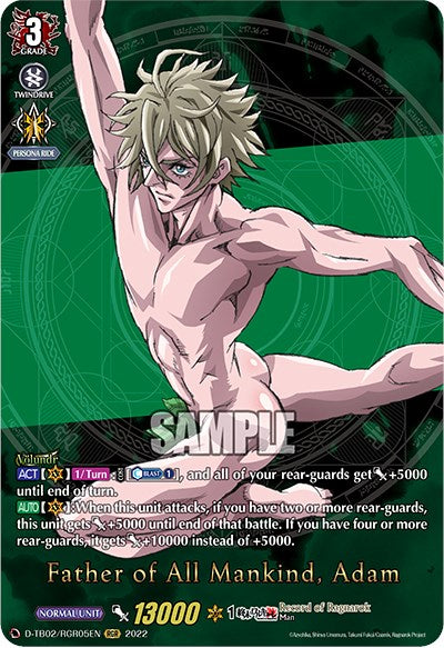 Image of Father of All Mankind, Adam (D-TB02/RGR05EN) [Record of Ragnarok]