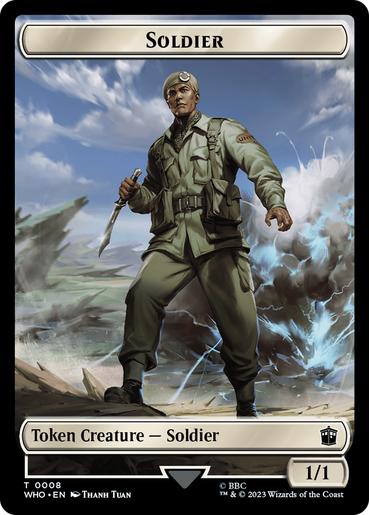 Image of Copy // Soldier Double-Sided Token [Doctor Who Tokens]