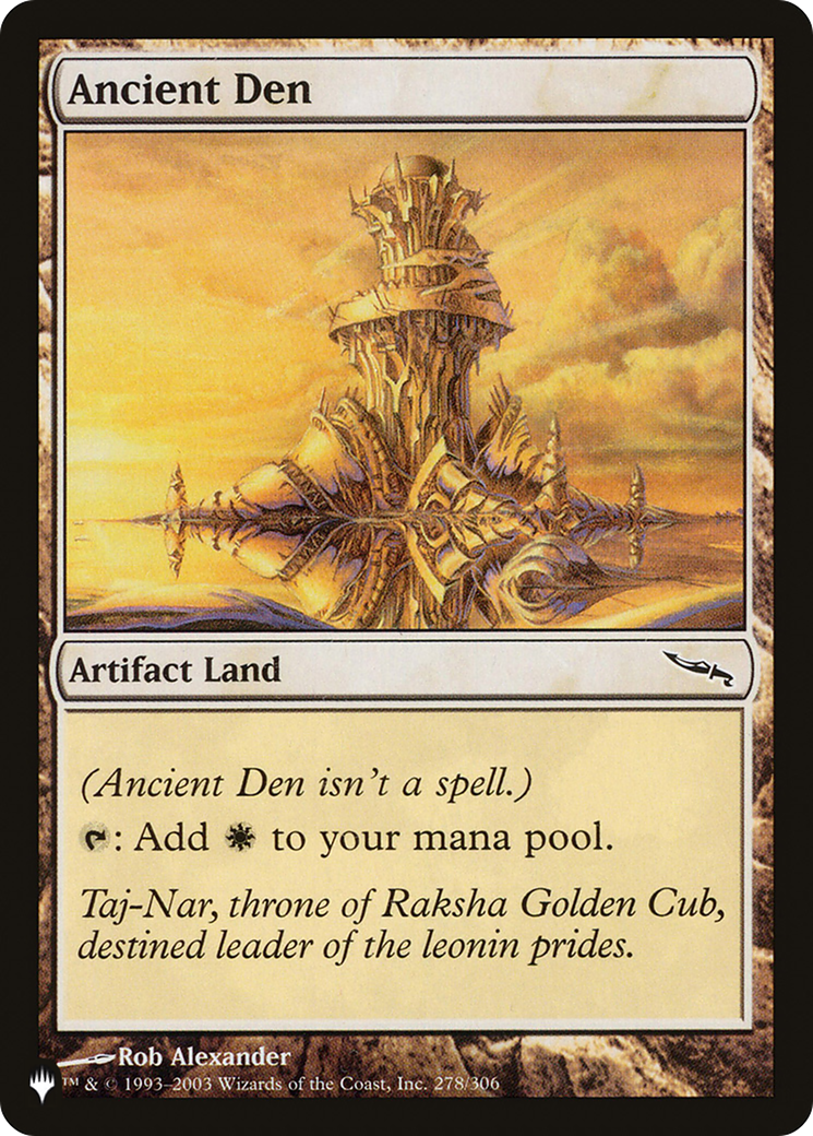 Image of Ancient Den [The List]