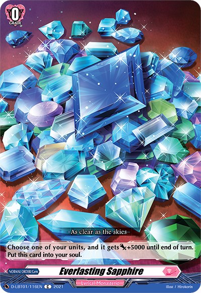 Image of Everlasting Sapphire (D-LBT01/116EN) [Lyrical Melody]