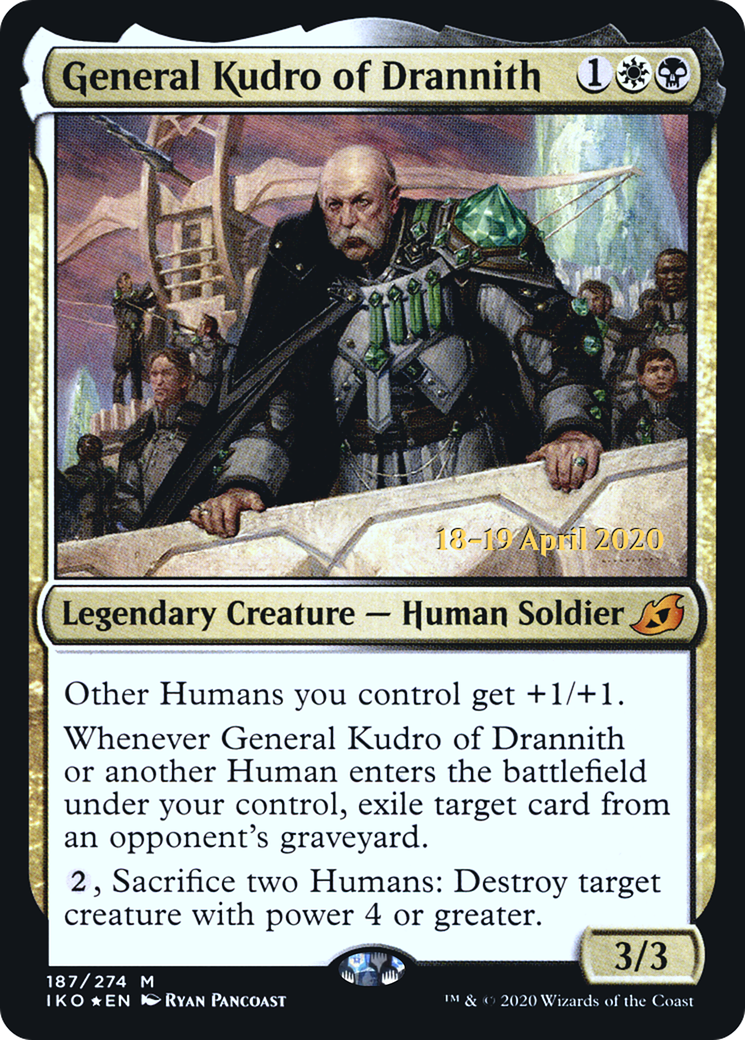 Image of General Kudro of Drannith [Ikoria: Lair of Behemoths Prerelease Promos]