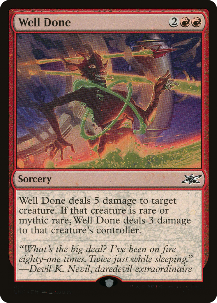 Image of Well Done (Galaxy Foil) [Unfinity]