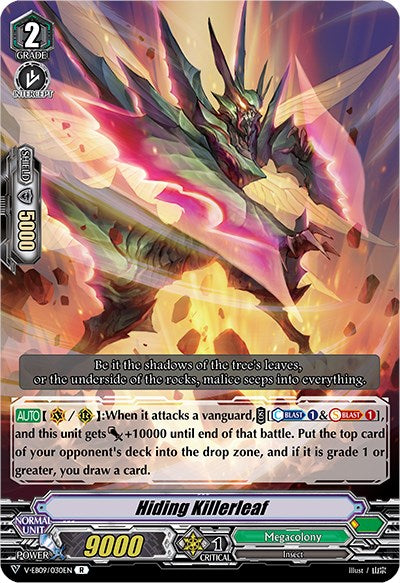 Image of Hiding Killerleaf (V-EB09/030EN) [The Raging Tactics]