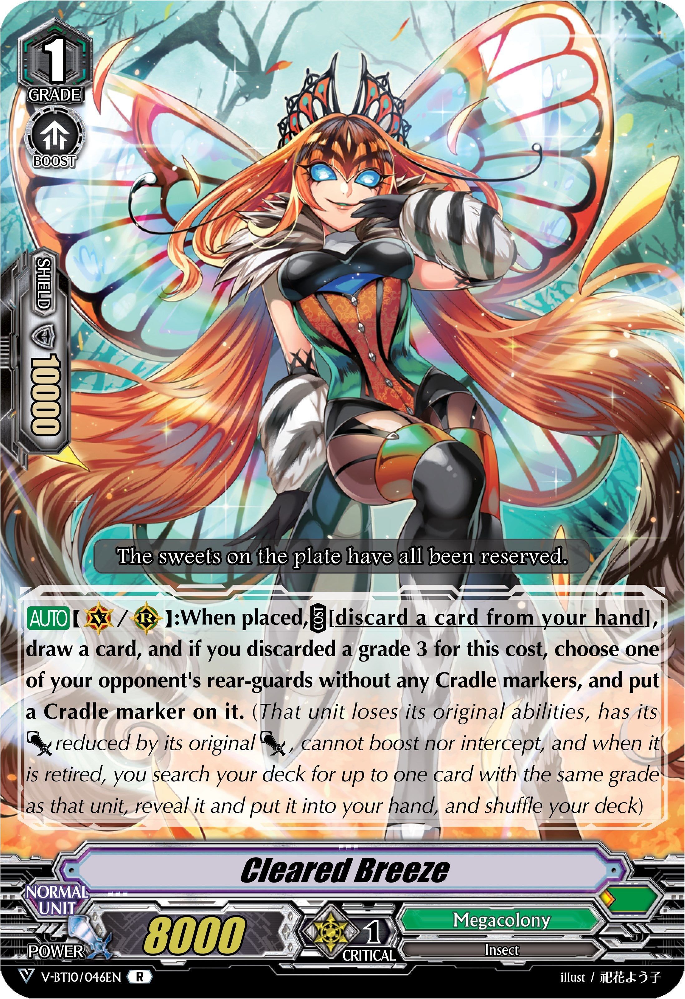 Image of Cleared Breeze (V-BT10/046EN) [Phantom Dragon Aeon]