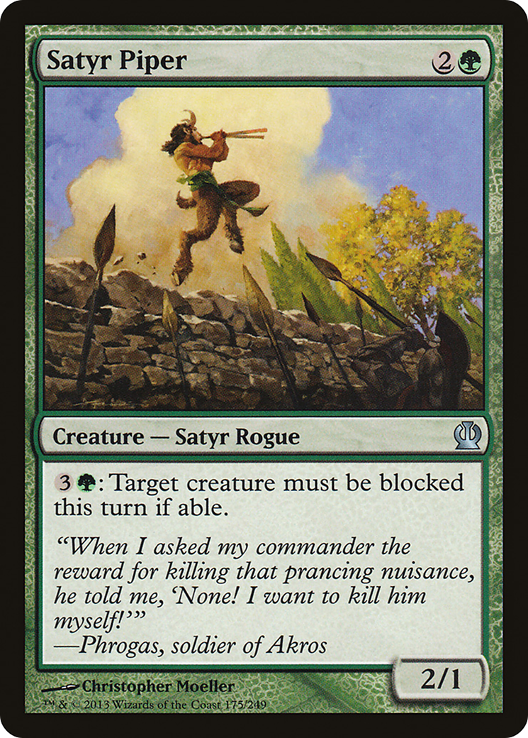 Image of Satyr Piper [Theros]