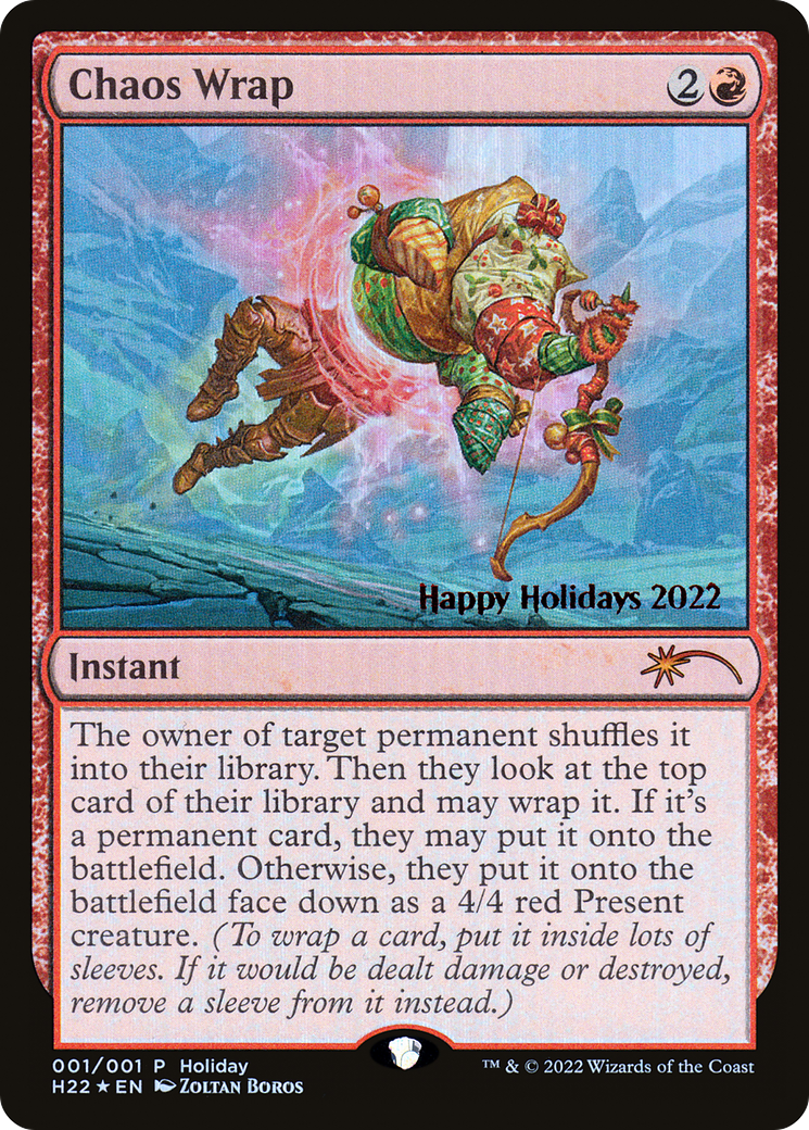 Image of Chaos Wrap [Happy Holidays]