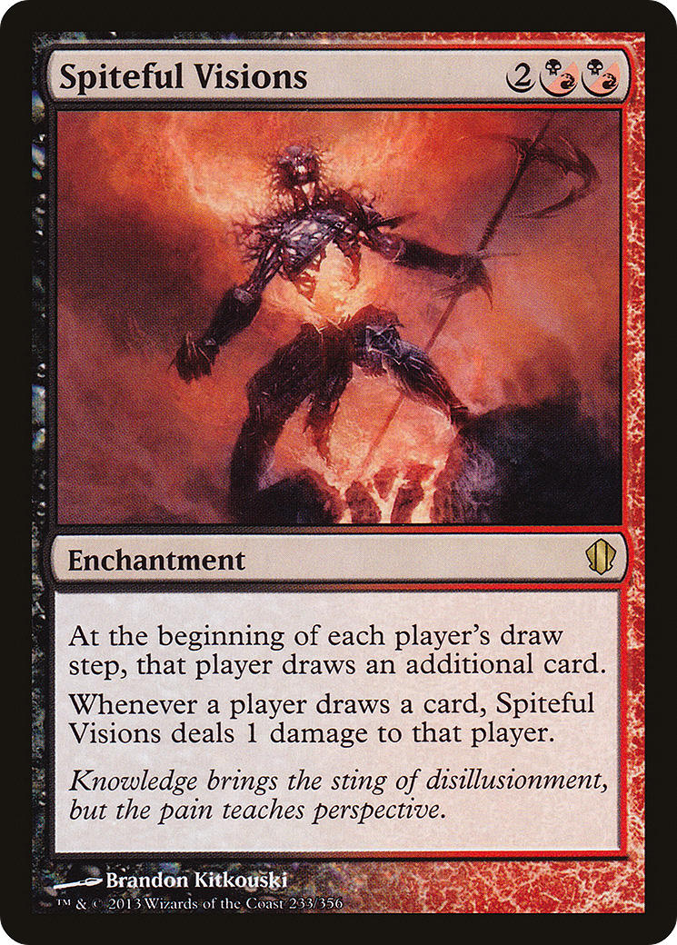 Image of Spiteful Visions [Commander 2013]