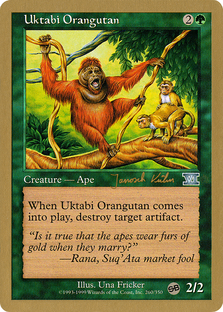 Image of Uktabi Orangutan (Janosch Kuhn) (SB) [World Championship Decks 2000]